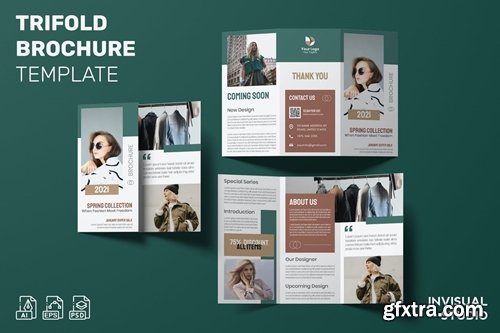 Spring Collection - Trifold Brochure Template