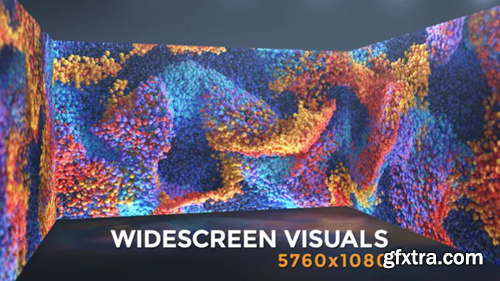 Videohive Colorful Waves Widescreen 25898385