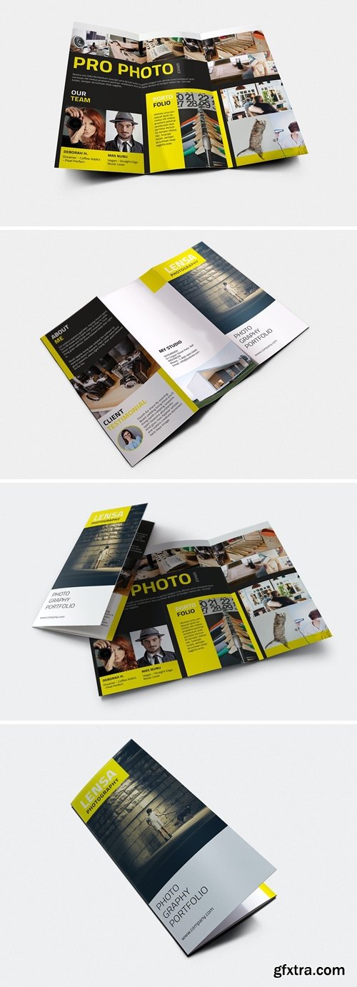 Lensa Photography Trifold Brochure