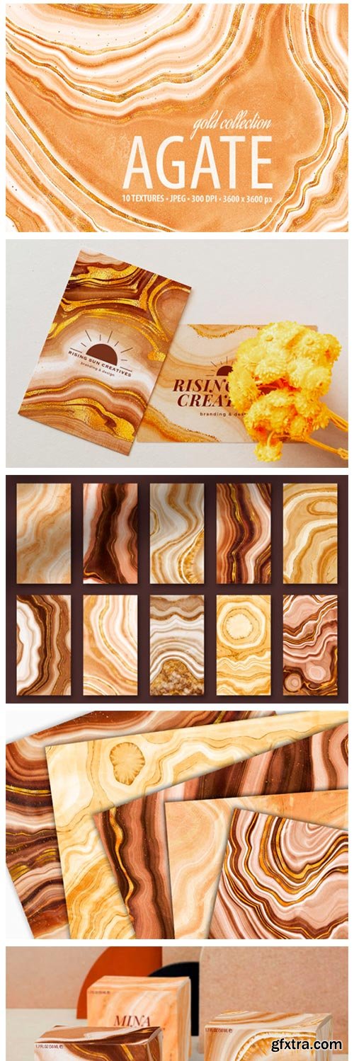 Golden Agate Stone Textures 8821246