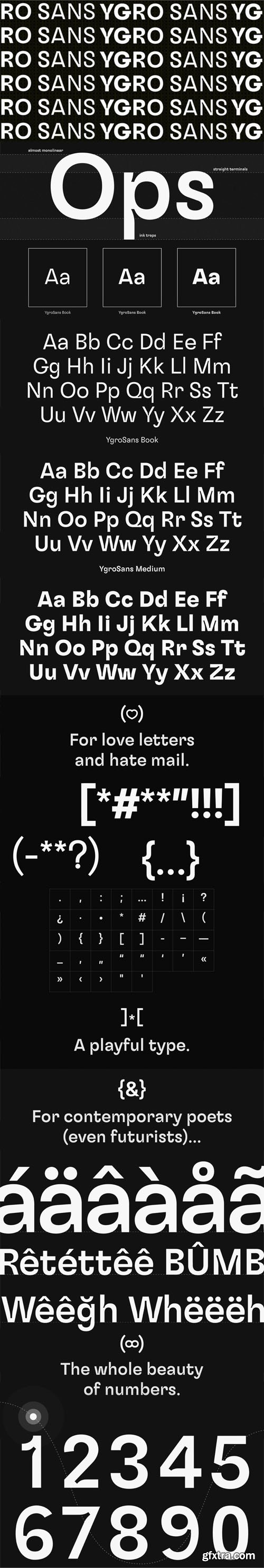 Ygro Sans Serif Font [3-Weights]