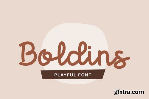 Boldins - Monoscript Font