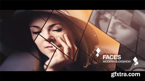 Videohive Faces // Modern Slideshow 10148059