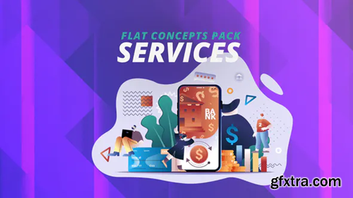 Videohive Services - Flat Concept 30816901