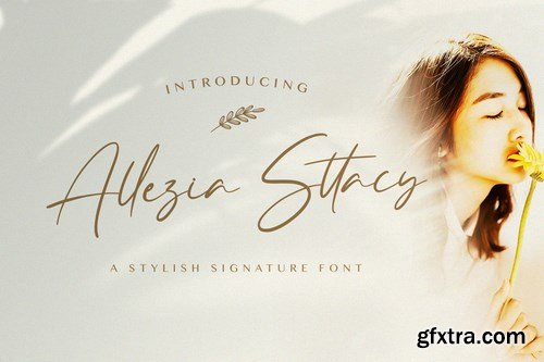 Allezia Sttacy - Handwritten Font