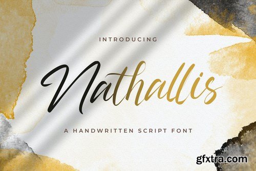 Nathallis - Handwritten Font