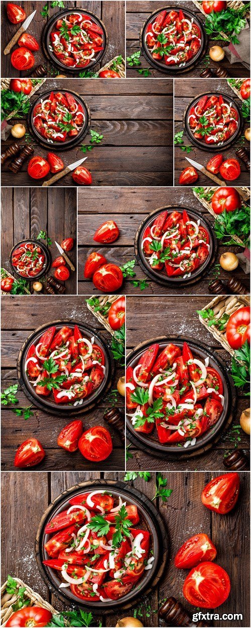 Tomato salad - 9xHQ JPEG