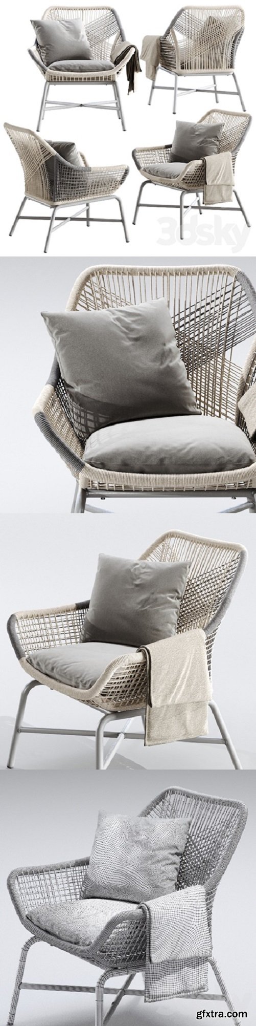 Westelm Huron Outdoor Small Lounge Chair