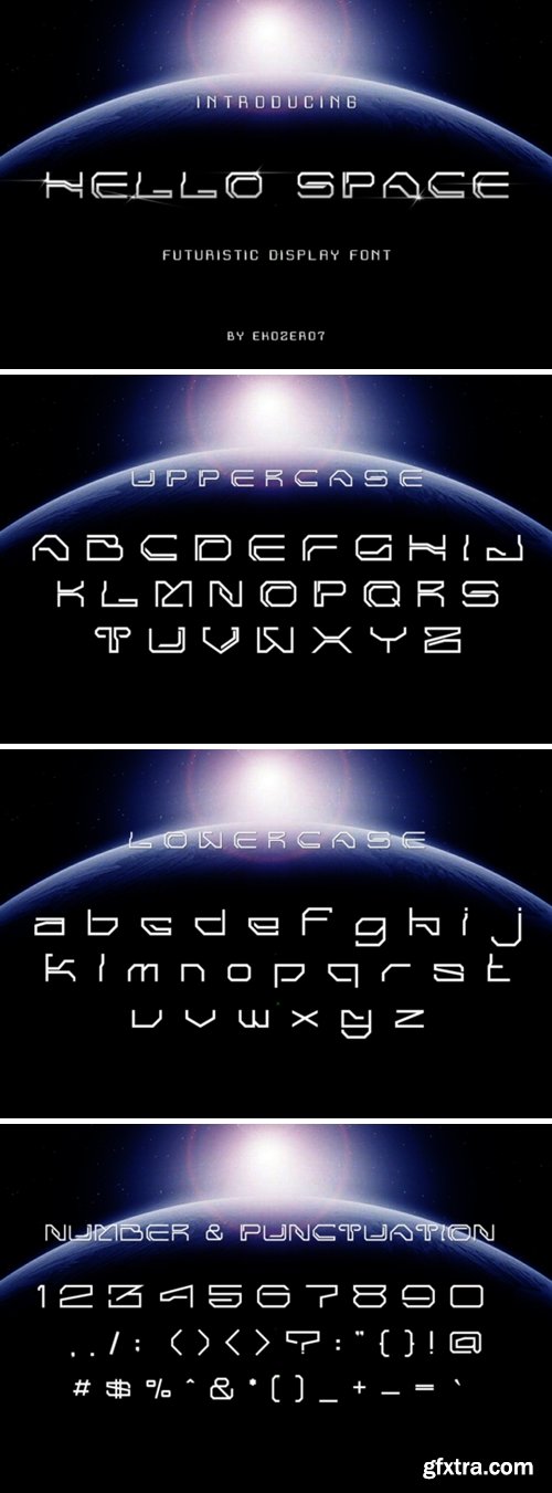 Hello Space Font