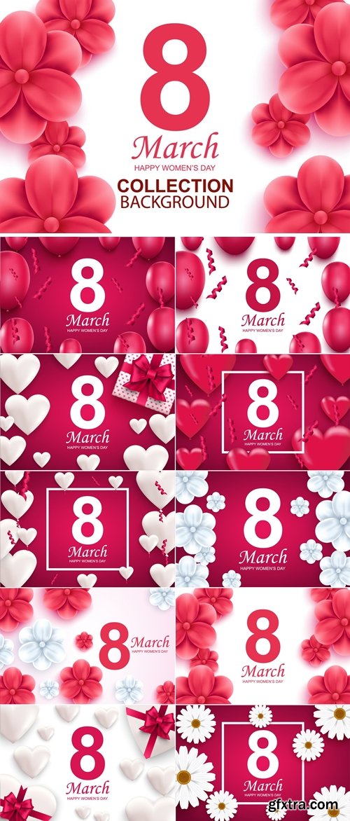 Collection Women\'s Day Web Banners Template