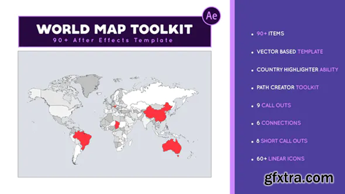 Videohive World Map Toolkit 30857481