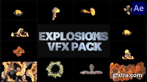 Videohive Explosions Pack | After Effects 30962039