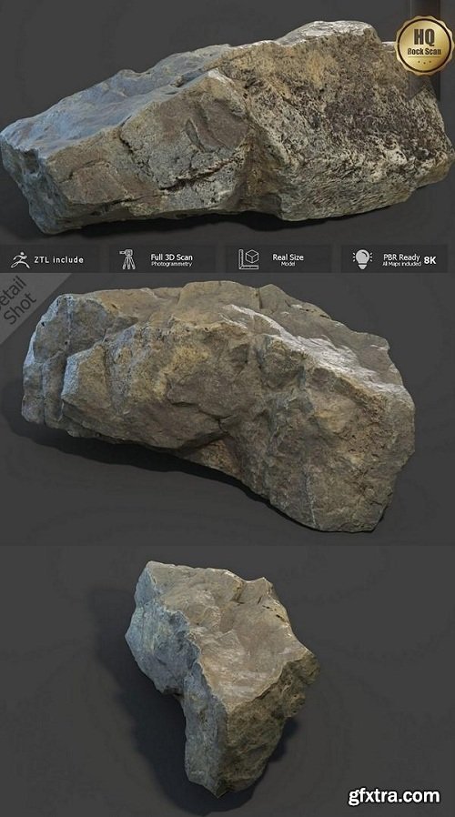 Mountain Rock Scan 3D model