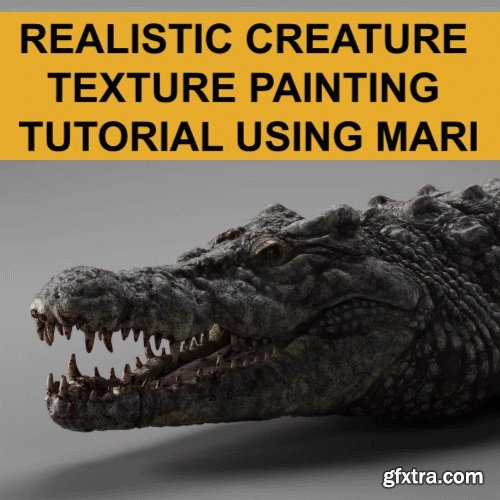 REALISTIC Creature Texturing Painting Tutorial Using Mari - By Zak Boxall