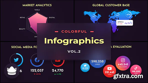 Videohive Colorful Infographics Vol.2 30993196