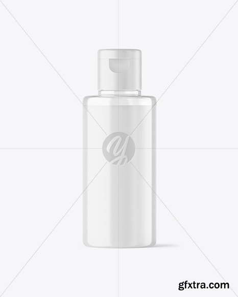 Clear Cosmetic Bottle Mockup 76184