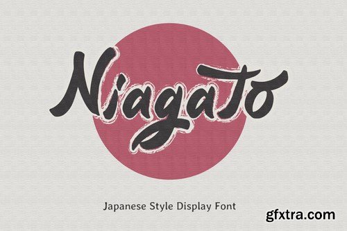 Niagato - Japanese Display Font