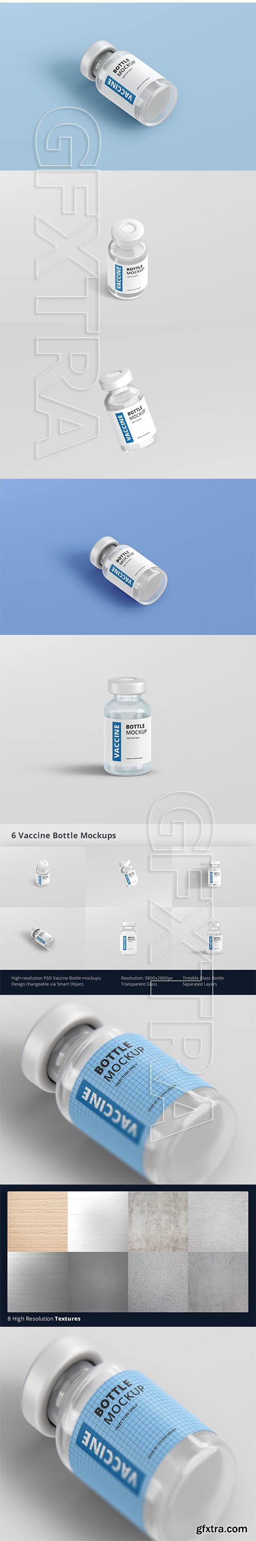 Vaccine Bottle Mockup