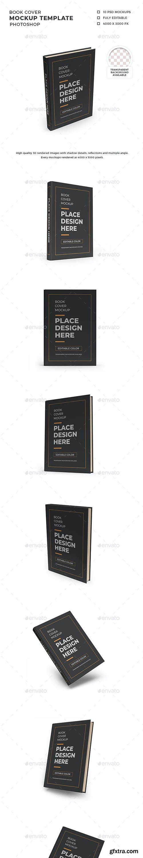 GraphicRiver - Book Cover 3D Mockup Template 30816700