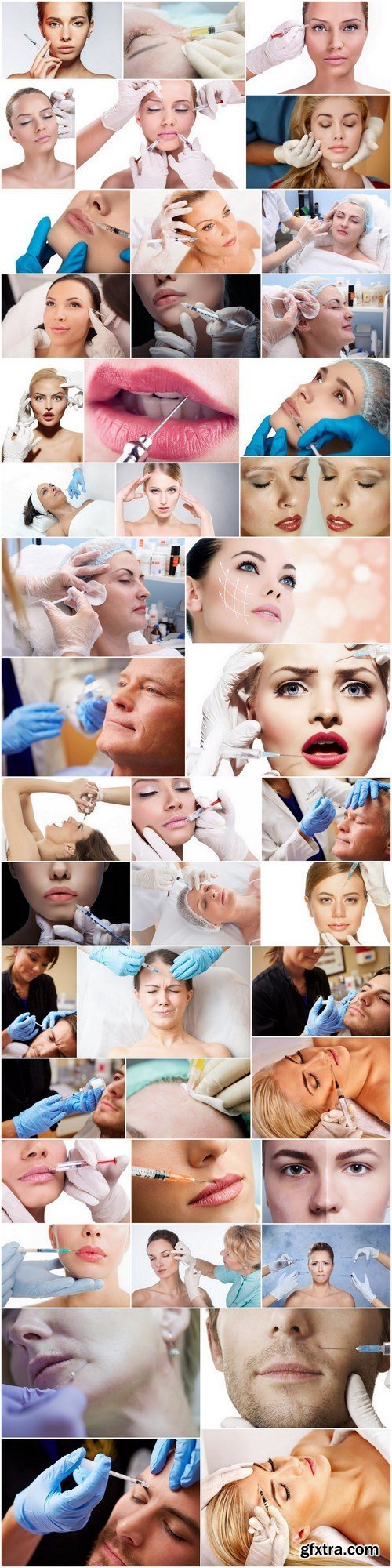 Cosmetology and Botox Injection - Set of 44xUHQ JPEG Professional Stock Images