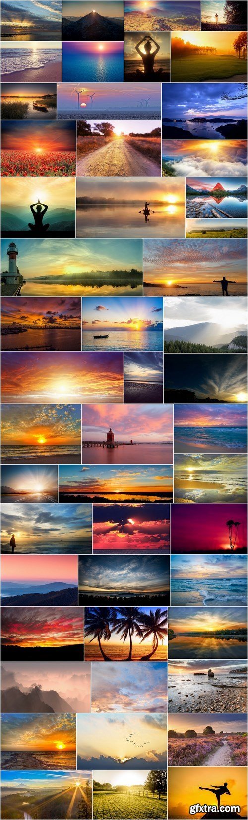 Beautiful sunsets and sunrises - 50xUHQ JPEG