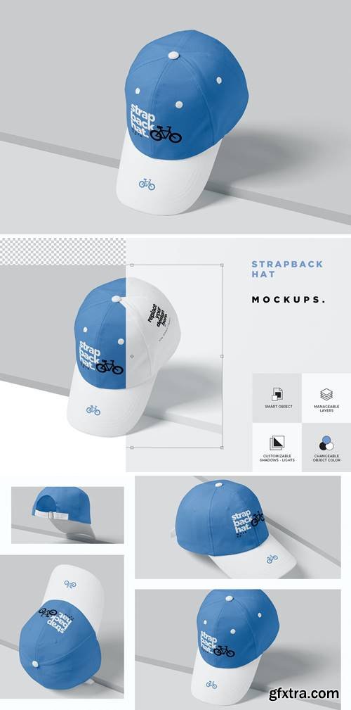 Strapback Hat Mockups