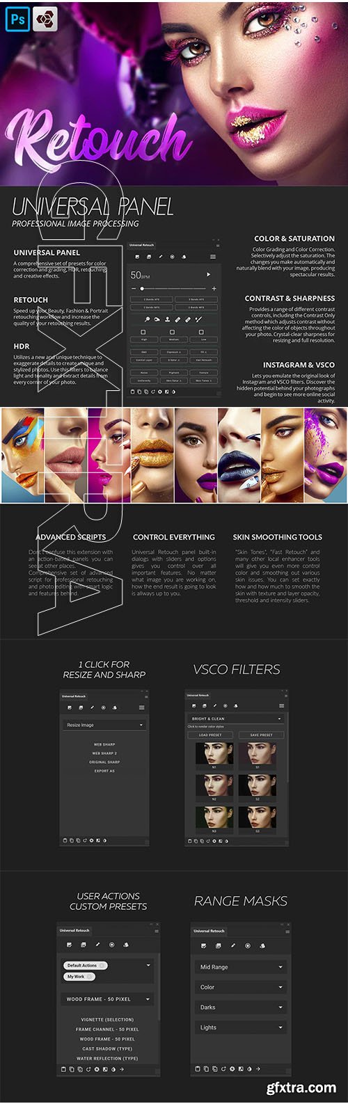 GraphicRiver - Retouch Panel for Photoshop 30816891