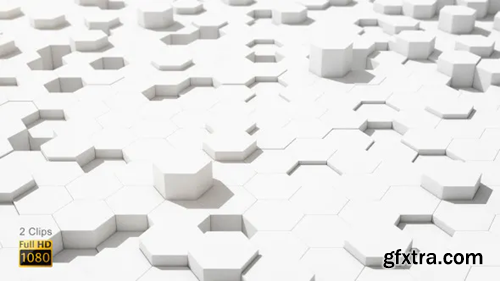 Videohive Clean Hexagon Background 11906843