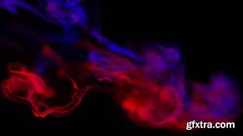 Videohive Fluid colored particles like ink in water 25871258