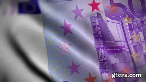 Videohive 500 Euro Note Flag Close Up HD 30443346