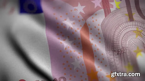 Videohive 10 Euro Note Flag Close Up HD 30443359