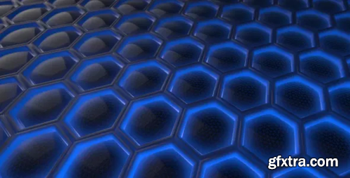Videohive Honeycomb Abstract Background 14123971
