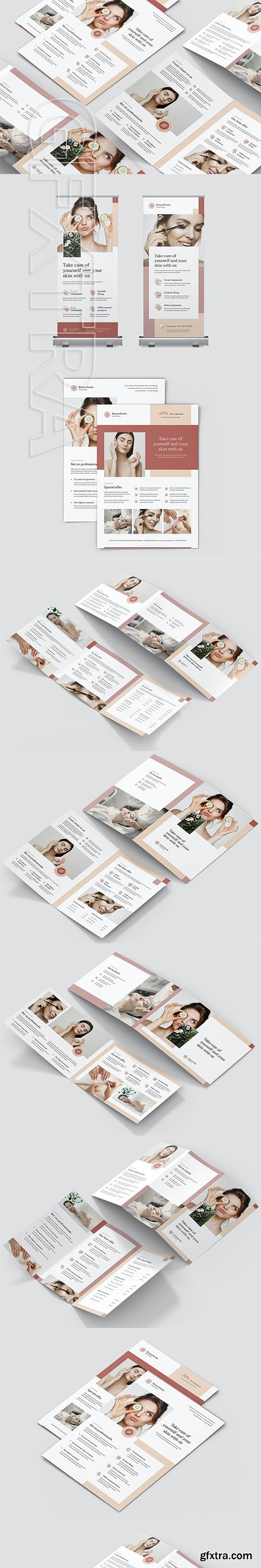 Beauty Studio – Bundle Brochures Print Templates