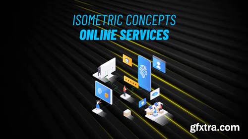Videohive Online Service - Isometric Concept 31223576