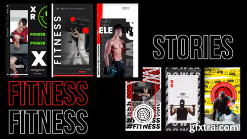 Videohive Creative target fitness stories 31221103