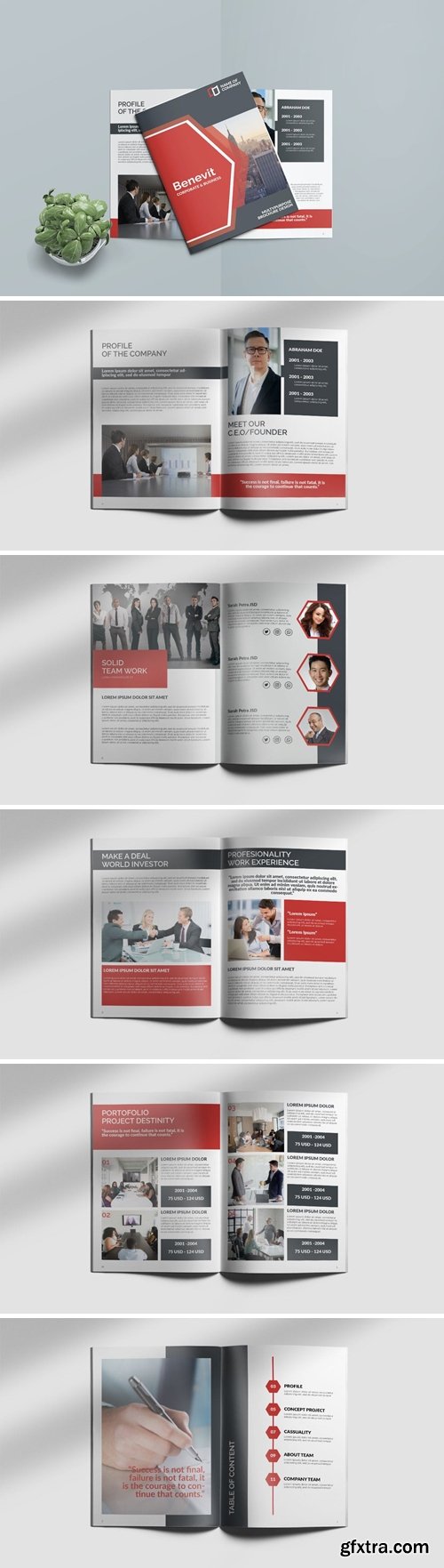 BENEVIT - Business Bifold Brochure Template