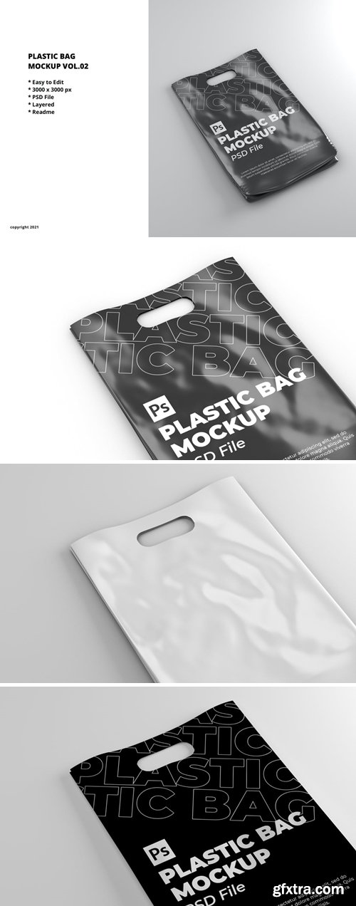 Plastic Bag Mockup Vol.02