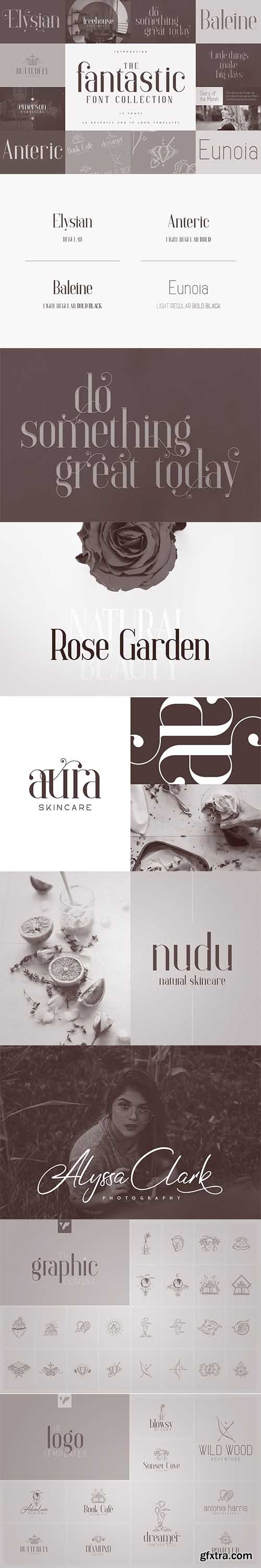 CreativeMarket - Fantastic Collection - fonts & logos 5914443