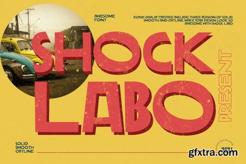 Shock Labo Unique Vintage Font
