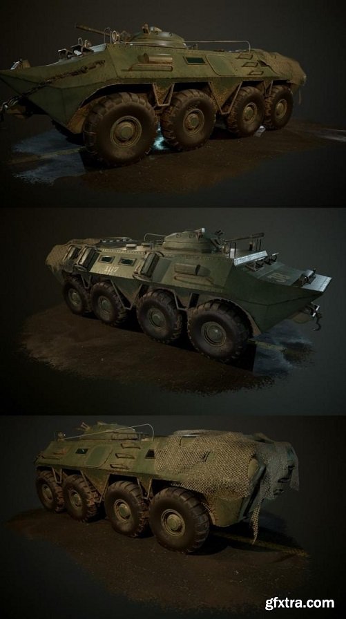 BTR Military Vehicle