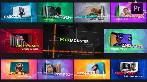 Videohive - Barcode Slideshow | Premiere Pro MOGRT - 31300820