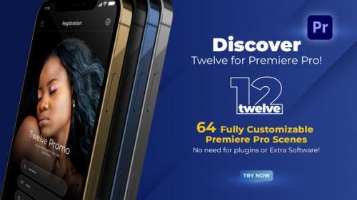 Videohive - Twelve App Promo for Premiere Pro - MOGRT - 31189827