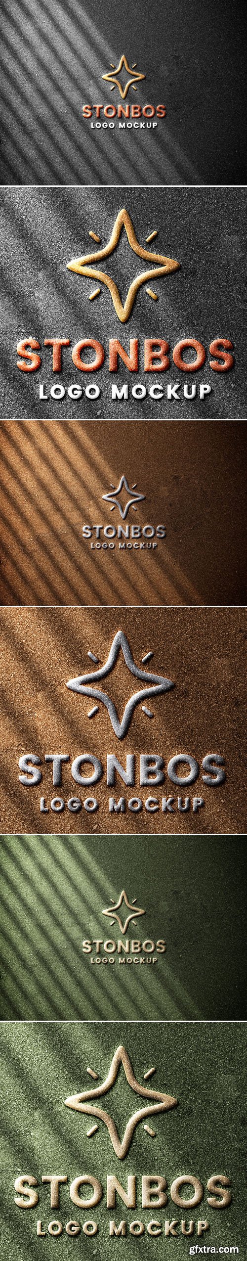 Stonebos Logo PSD Mockup