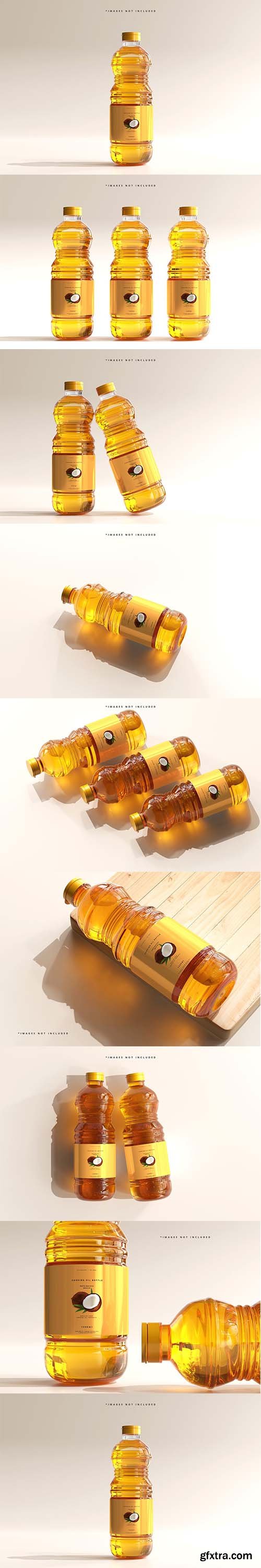 CreativeMarket - Cooking Oil Bottle Mockup 6005164