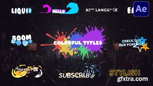 Videohive Colorful Titles | After Effects 31343988