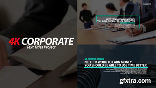 Videohive Corporate Text Titles 23007882