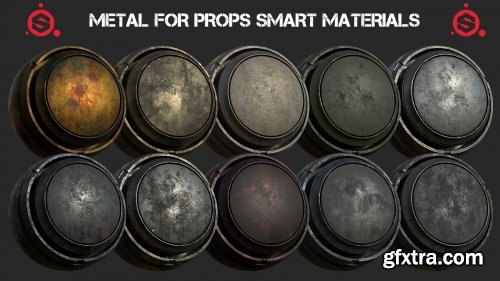 Substance Painter – Musaab Shukri – Metal for props