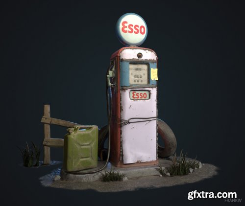 Esso gas pump