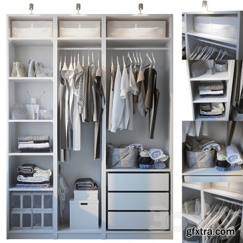 Wardrobe with filling