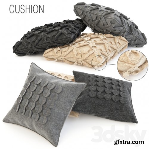 Wool cushions set